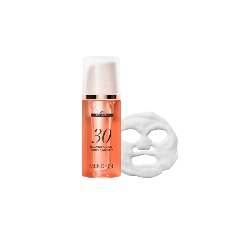 MENOKIN 30秒快速泡沫面膜 橘_CLEAR#舒緩健康