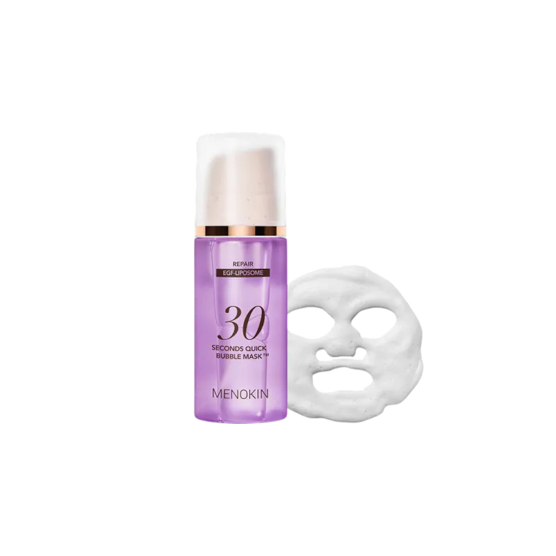 MENOKIN 30秒快速泡沫面膜 紫_REPAIR#肌底修護