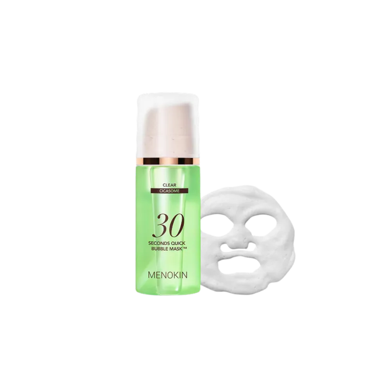 MENOKIN 30秒快速泡沫面膜 綠_CLEAR#舒緩健康
