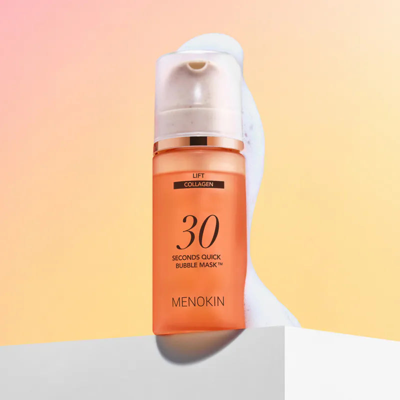 MENOKIN 30秒快速泡沫面膜 橘_CLEAR#舒緩健康